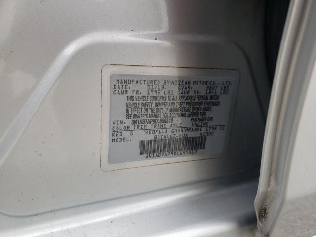 Photo 9 VIN: 3N1AB7AP9DL659810 - NISSAN SENTRA S 