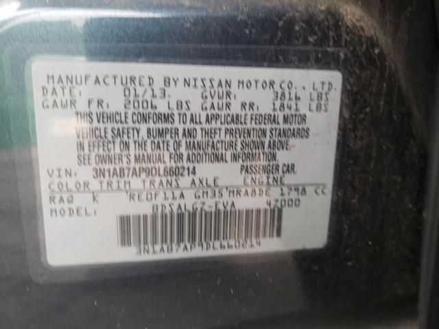 Photo 11 VIN: 3N1AB7AP9DL660214 - NISSAN SENTRA S 