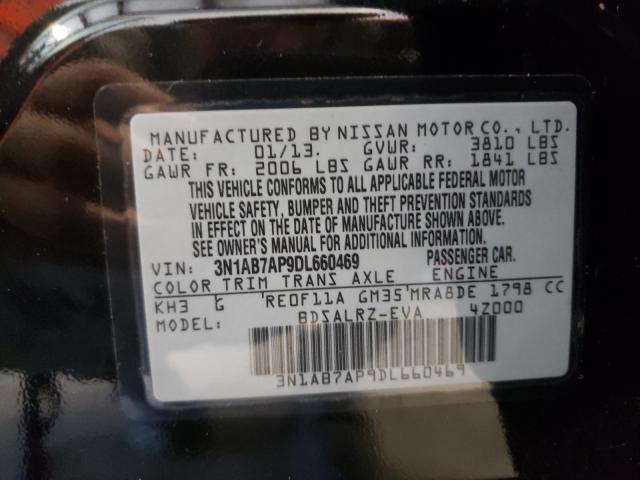 Photo 9 VIN: 3N1AB7AP9DL660469 - NISSAN SENTRA 