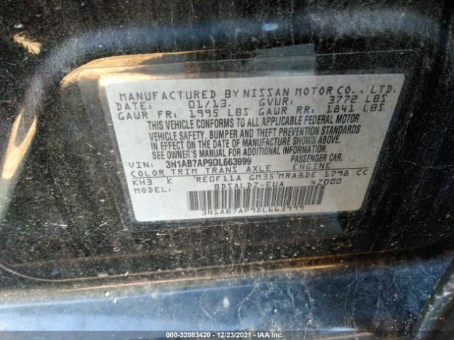 Photo 8 VIN: 3N1AB7AP9DL663999 - NISSAN SENTRA 