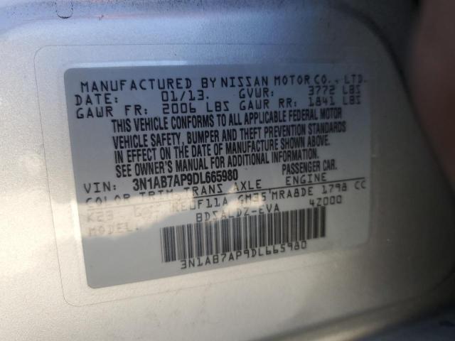 Photo 11 VIN: 3N1AB7AP9DL665980 - NISSAN SENTRA S 