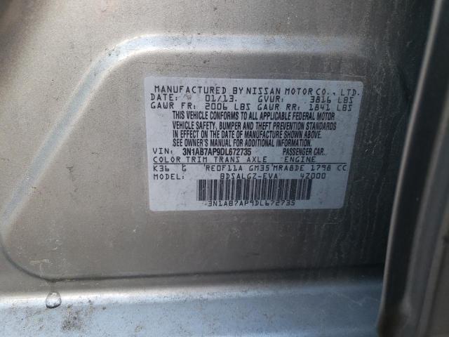 Photo 11 VIN: 3N1AB7AP9DL672735 - NISSAN SENTRA S 