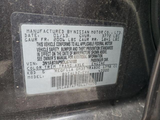 Photo 11 VIN: 3N1AB7AP9DL674100 - NISSAN SENTRA S 