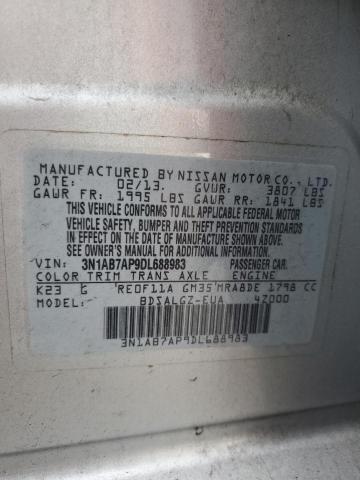 Photo 11 VIN: 3N1AB7AP9DL688983 - NISSAN SENTRA 