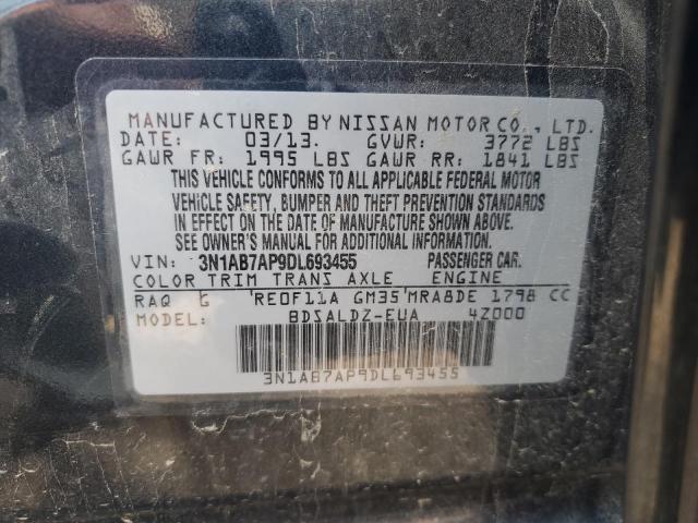 Photo 11 VIN: 3N1AB7AP9DL693455 - NISSAN SENTRA S 