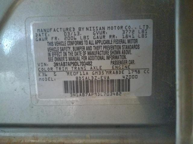 Photo 11 VIN: 3N1AB7AP9DL703482 - NISSAN SENTRA 