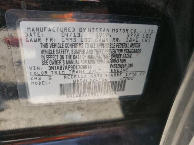 Photo 9 VIN: 3N1AB7AP9DL709914 - NISSAN SENTRA S 