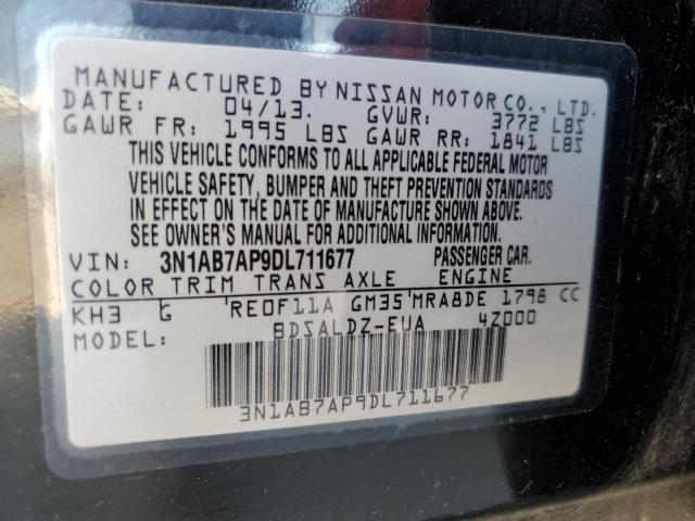 Photo 11 VIN: 3N1AB7AP9DL711677 - NISSAN SENTRA S 