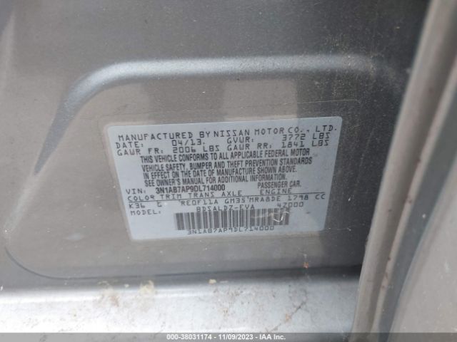 Photo 8 VIN: 3N1AB7AP9DL714000 - NISSAN SENTRA 