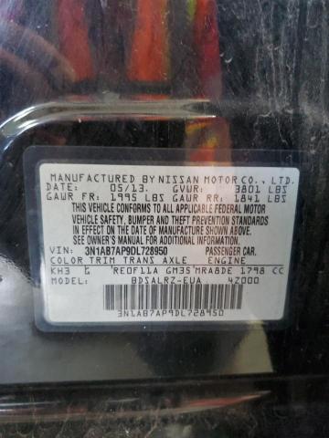 Photo 11 VIN: 3N1AB7AP9DL728950 - NISSAN SENTRA S 