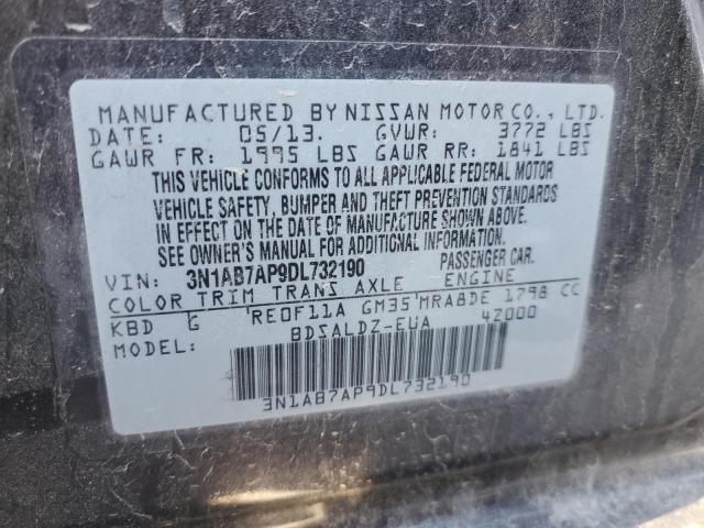 Photo 11 VIN: 3N1AB7AP9DL732190 - NISSAN SENTRA S 