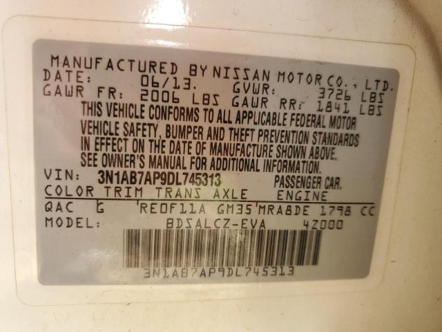 Photo 11 VIN: 3N1AB7AP9DL745313 - NISSAN SENTRA 