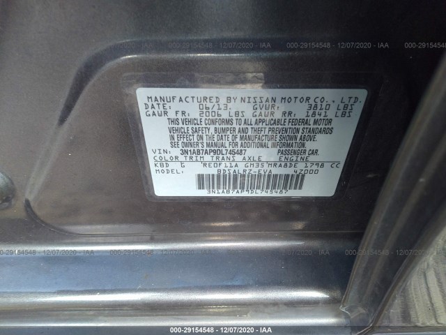 Photo 8 VIN: 3N1AB7AP9DL745487 - NISSAN SENTRA 