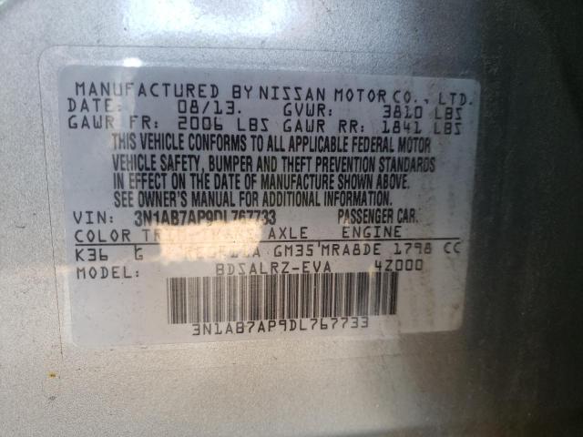 Photo 11 VIN: 3N1AB7AP9DL767733 - NISSAN SENTRA S 