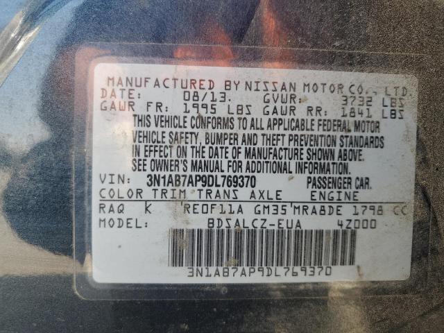 Photo 11 VIN: 3N1AB7AP9DL769370 - NISSAN SENTRA S 