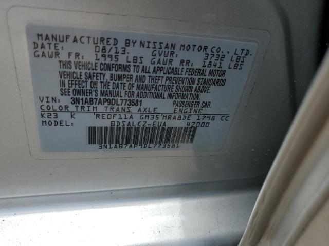 Photo 11 VIN: 3N1AB7AP9DL773581 - NISSAN SENTRA S 