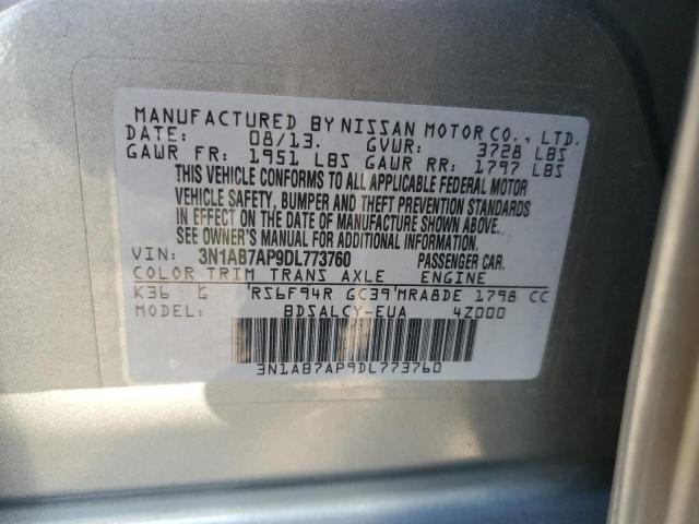 Photo 12 VIN: 3N1AB7AP9DL773760 - NISSAN SENTRA 