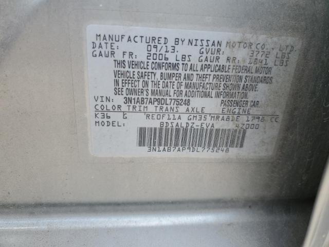 Photo 11 VIN: 3N1AB7AP9DL775248 - NISSAN SENTRA 