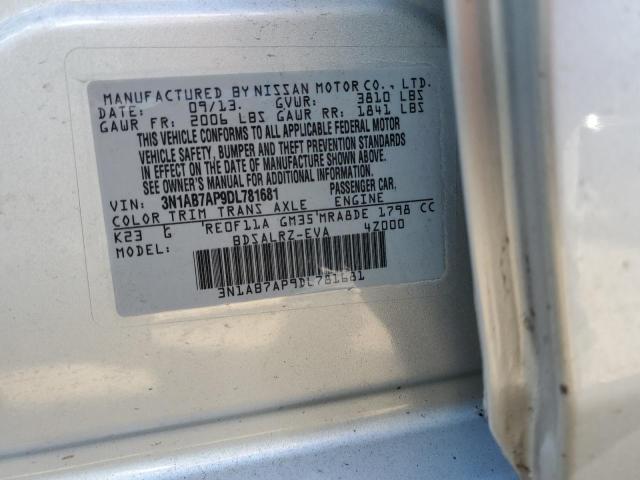 Photo 9 VIN: 3N1AB7AP9DL781681 - NISSAN SENTRA S 