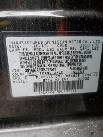 Photo 11 VIN: 3N1AB7AP9DL797511 - NISSAN SENTRA S 