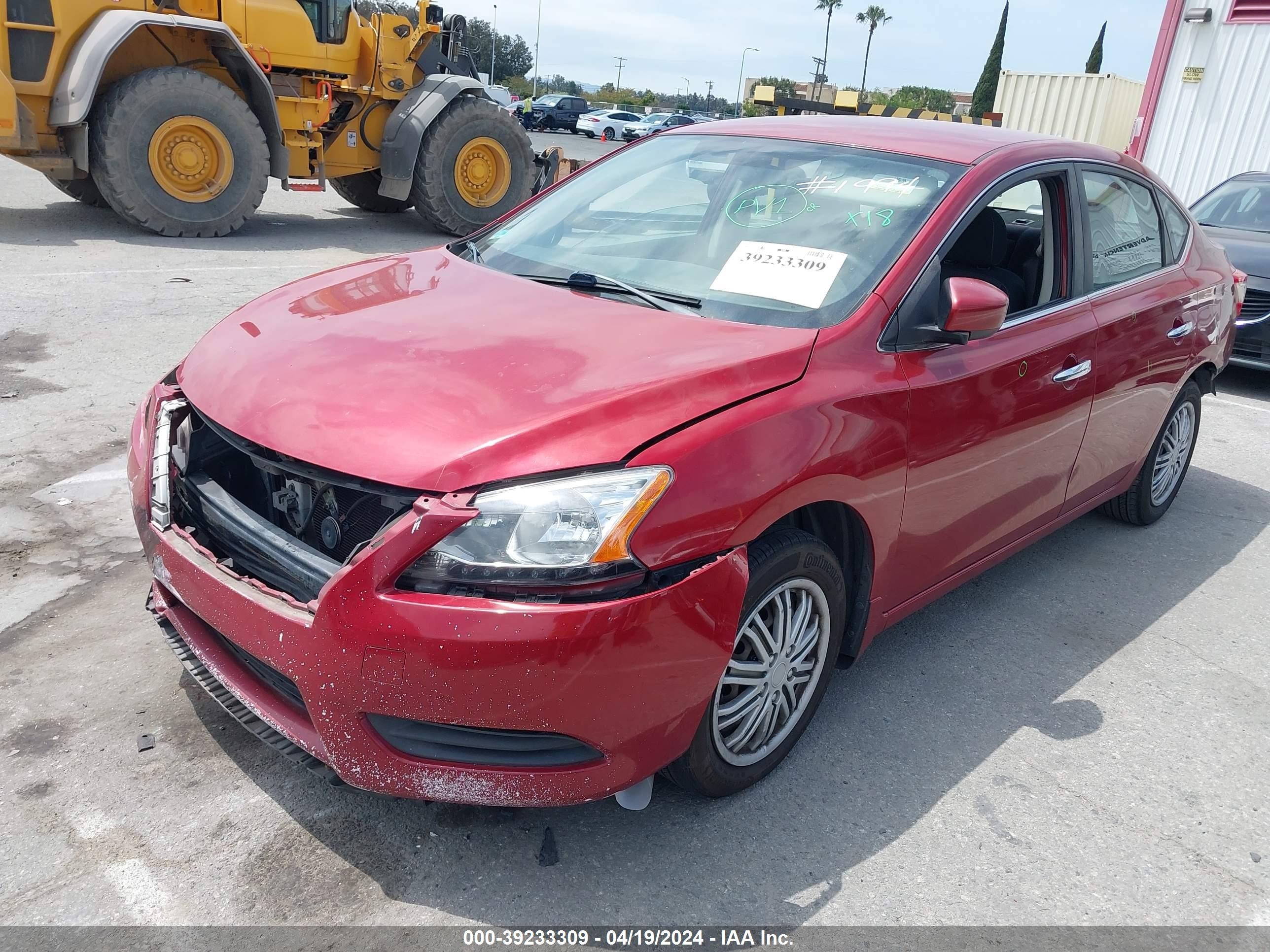 Photo 1 VIN: 3N1AB7AP9EL607529 - NISSAN SENTRA 