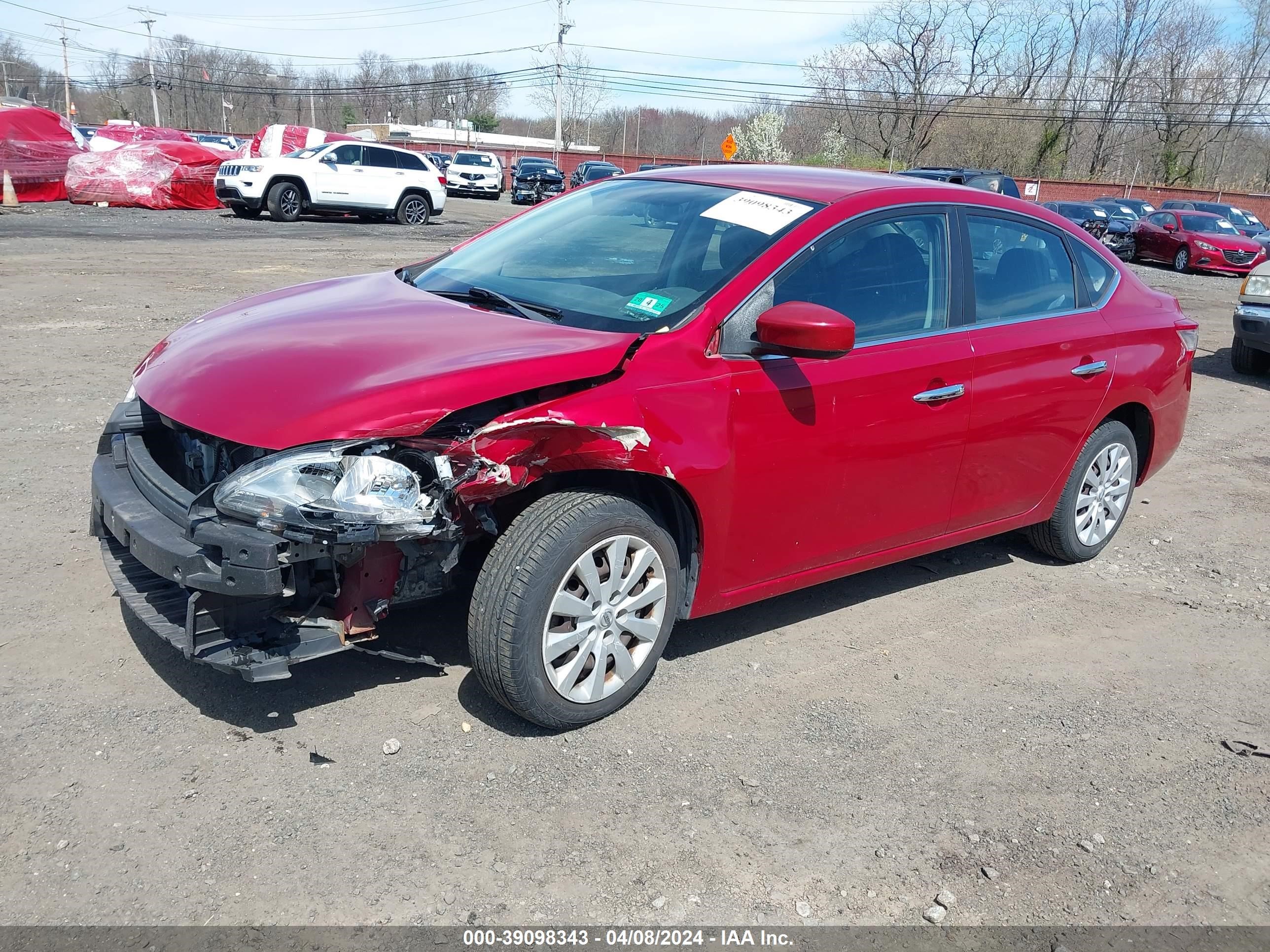 Photo 1 VIN: 3N1AB7AP9EL629613 - NISSAN SENTRA 