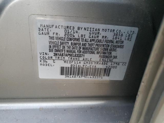 Photo 12 VIN: 3N1AB7AP9EL633371 - NISSAN SENTRA 