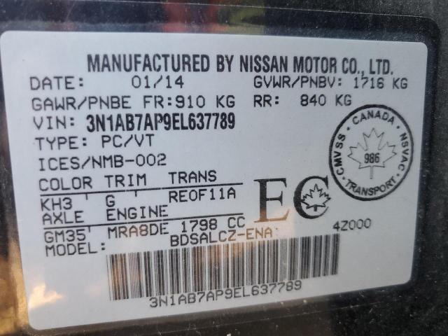 Photo 11 VIN: 3N1AB7AP9EL637789 - NISSAN SENTRA S 