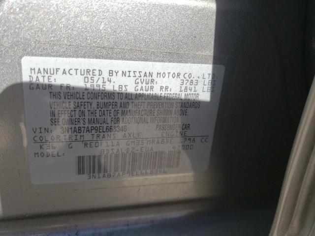 Photo 12 VIN: 3N1AB7AP9EL668346 - NISSAN SENTRA S 