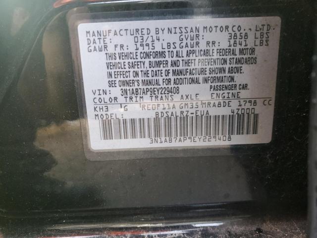 Photo 11 VIN: 3N1AB7AP9EY229408 - NISSAN SENTRA 