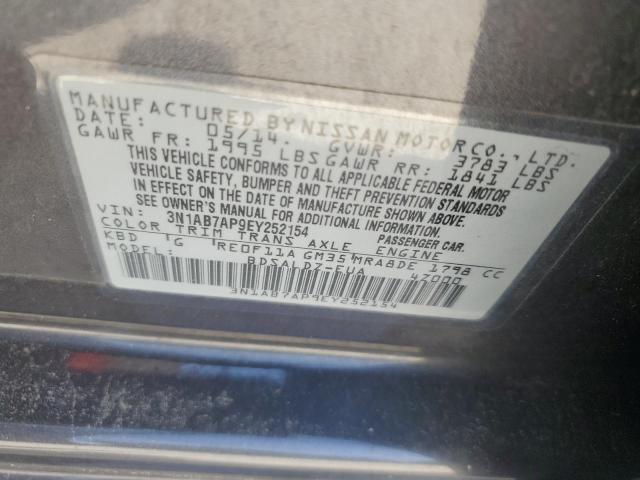 Photo 11 VIN: 3N1AB7AP9EY252154 - NISSAN SENTRA S 