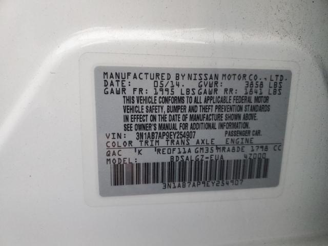 Photo 11 VIN: 3N1AB7AP9EY254907 - NISSAN SENTRA 