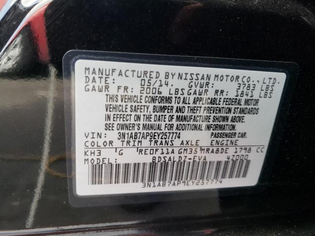 Photo 11 VIN: 3N1AB7AP9EY257774 - NISSAN SENTRA S 