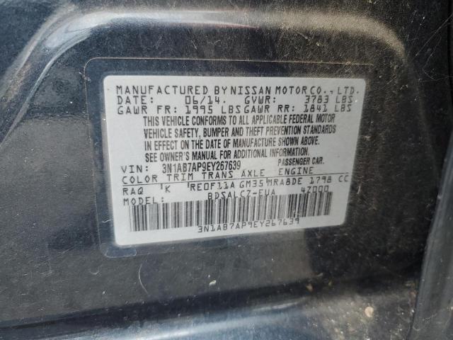 Photo 11 VIN: 3N1AB7AP9EY267639 - NISSAN SENTRA S 