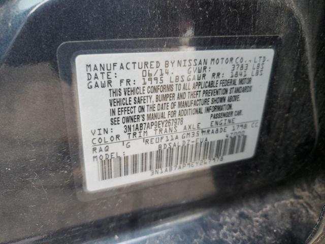 Photo 11 VIN: 3N1AB7AP9EY267978 - NISSAN SENTRA S 