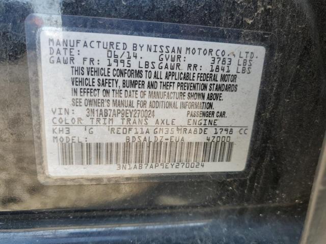 Photo 11 VIN: 3N1AB7AP9EY270024 - NISSAN SENTRA 