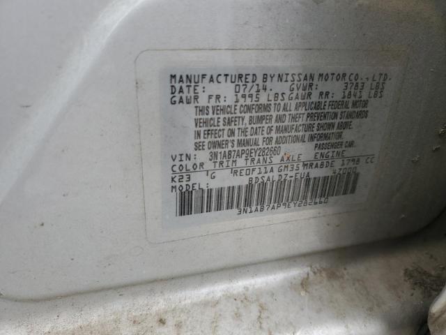 Photo 12 VIN: 3N1AB7AP9EY282660 - NISSAN SENTRA 