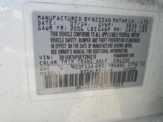 Photo 11 VIN: 3N1AB7AP9EY284019 - NISSAN SENTRA 