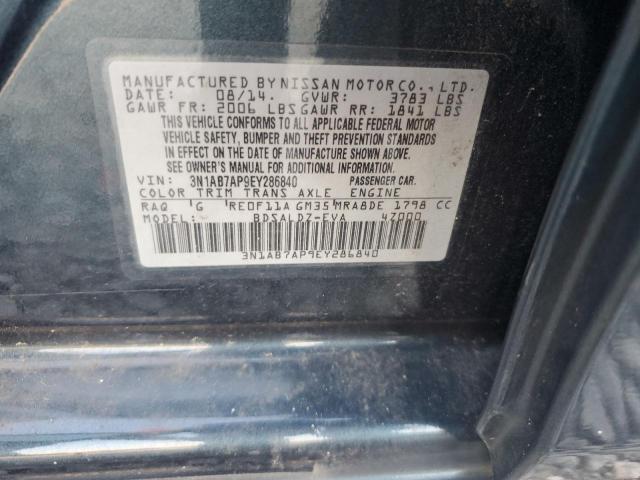 Photo 11 VIN: 3N1AB7AP9EY286840 - NISSAN SENTRA S 