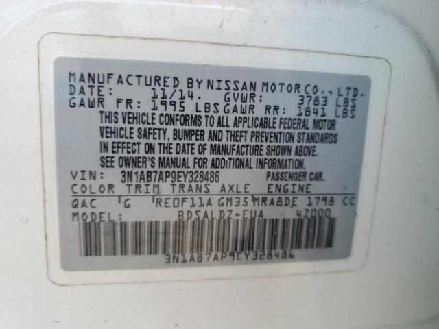 Photo 11 VIN: 3N1AB7AP9EY328486 - NISSAN SENTRA S 