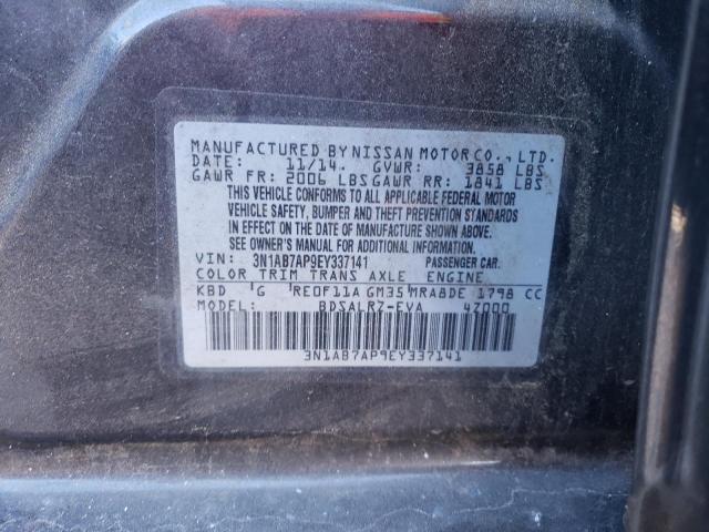 Photo 11 VIN: 3N1AB7AP9EY337141 - NISSAN SENTRA S 