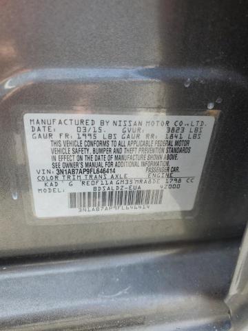 Photo 12 VIN: 3N1AB7AP9FL646414 - NISSAN SENTRA 