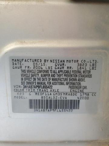 Photo 11 VIN: 3N1AB7AP9FL655422 - NISSAN SENTRA 