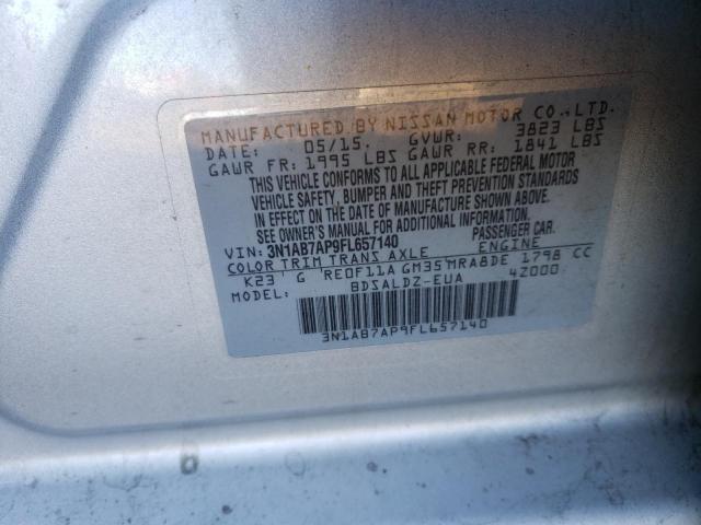 Photo 11 VIN: 3N1AB7AP9FL657140 - NISSAN SENTRA S 