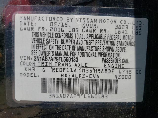 Photo 11 VIN: 3N1AB7AP9FL660183 - NISSAN SENTRA 