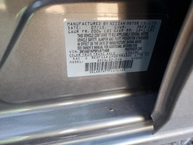 Photo 11 VIN: 3N1AB7AP9FL671488 - NISSAN SENTRA S 