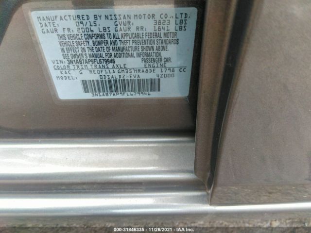 Photo 8 VIN: 3N1AB7AP9FL679946 - NISSAN SENTRA 