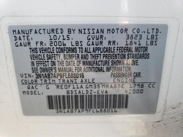 Photo 12 VIN: 3N1AB7AP9FL688016 - NISSAN SENTRA S 