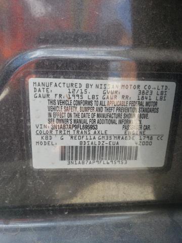 Photo 11 VIN: 3N1AB7AP9FL695953 - NISSAN SENTRA S 