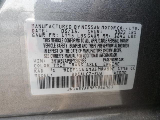 Photo 11 VIN: 3N1AB7AP9FY282983 - NISSAN SENTRA 